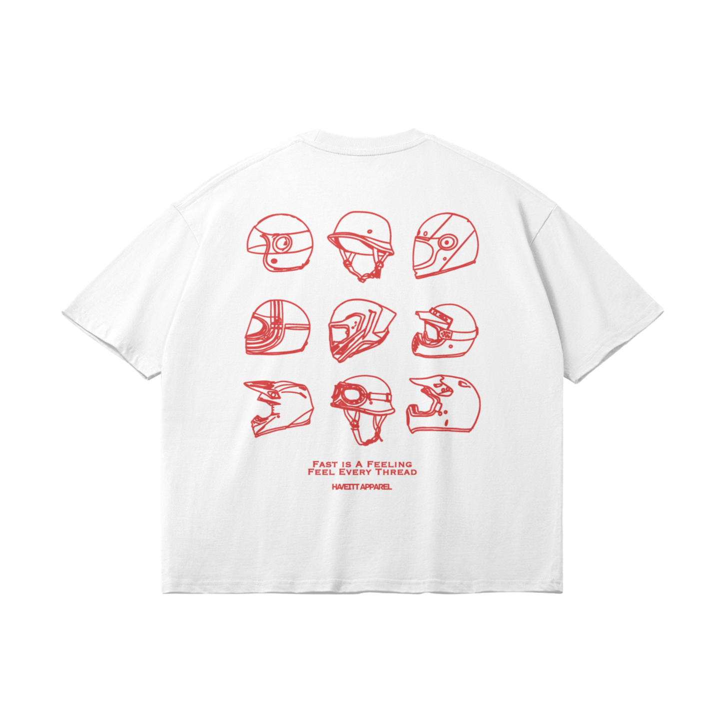 WHITE HELMETS OVERSIZED T-SHIRT