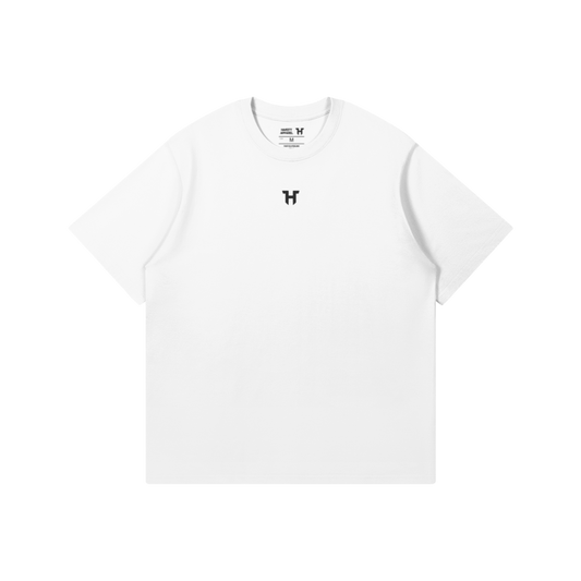 WHITE NOBODY CARES OVERSIZED T-SHIRT