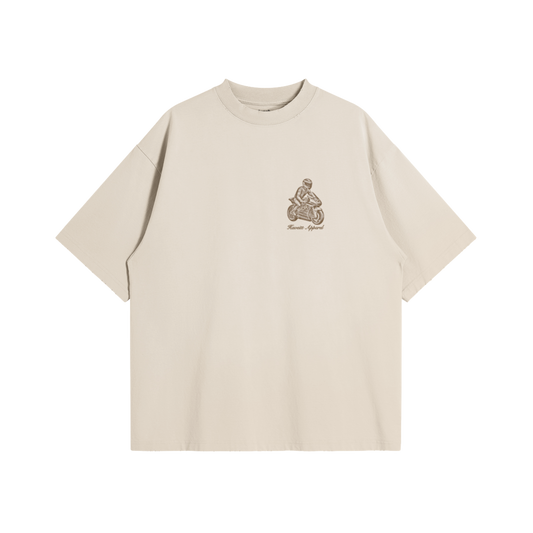 BREIGE WINNERS CLUB OVERSIZED T-SHIRT