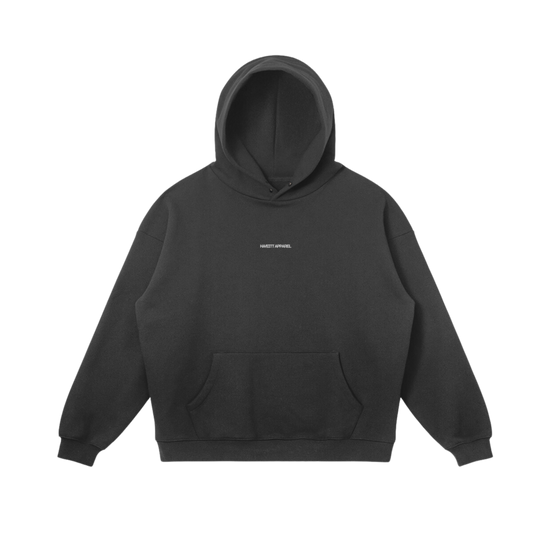 BLACK "CHILLING IN THE PADDOCK" OVERSIZED HOODIE