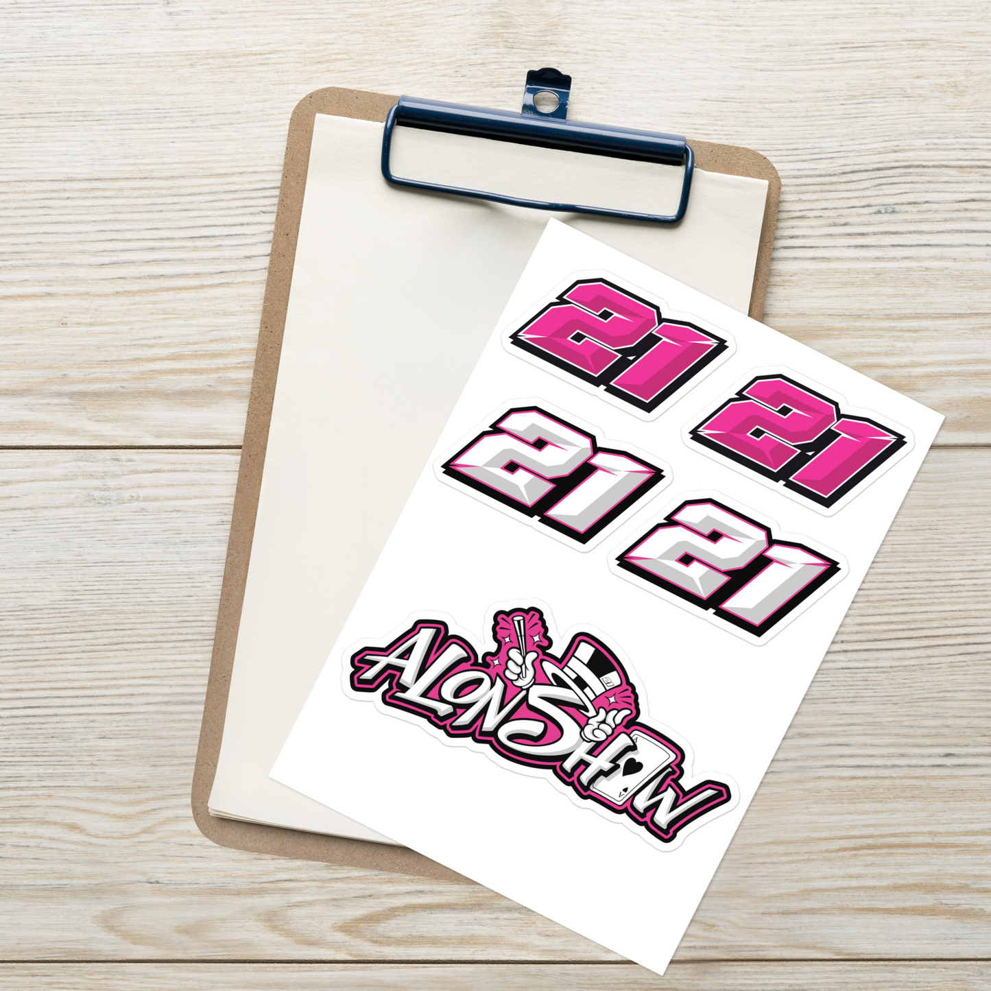 ALONSHOW STICKER SHEET