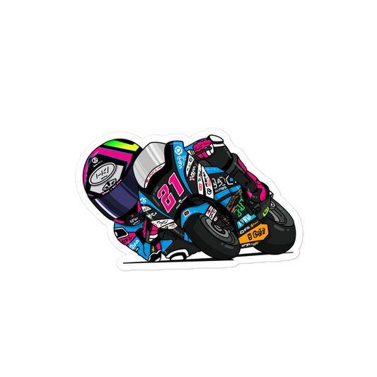 CARICATURE ELBOW-DOWN STICKER