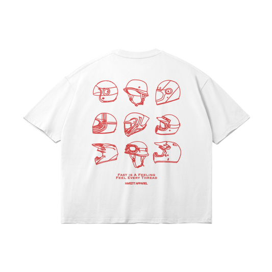 WHITE HELMETS OVERSIZED T-SHIRT