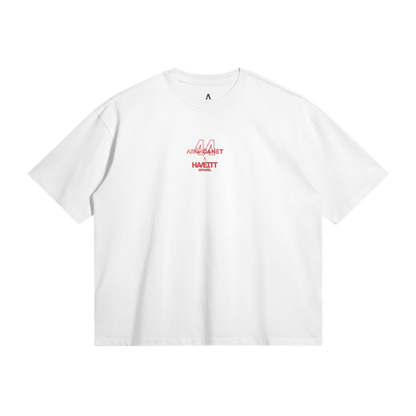 WHITE 'NOT FOR EVERYONE' OVERSIZED T-SHIRT