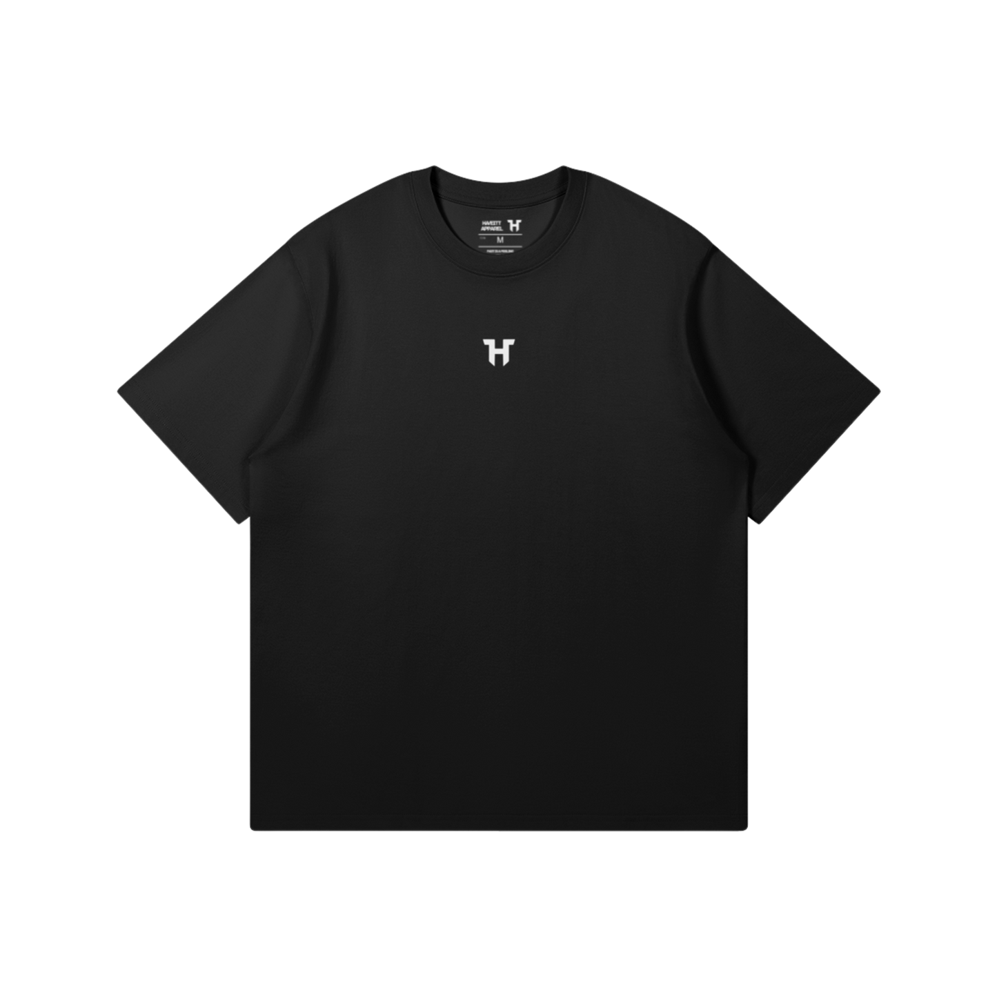 BLACK NOBODY CARES OVERSIZED T-SHIRT