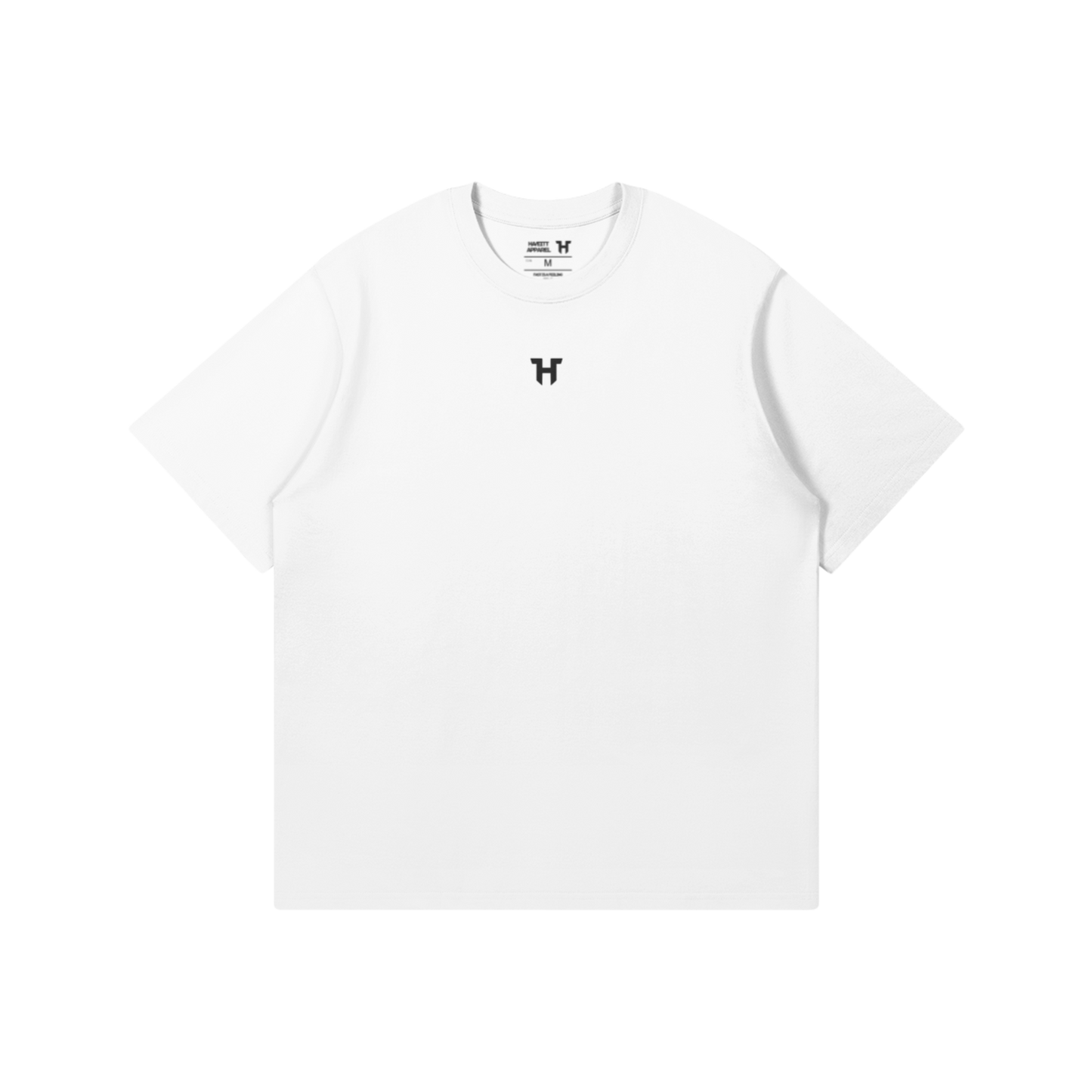 WHITE NOBODY CARES OVERSIZED T-SHIRT