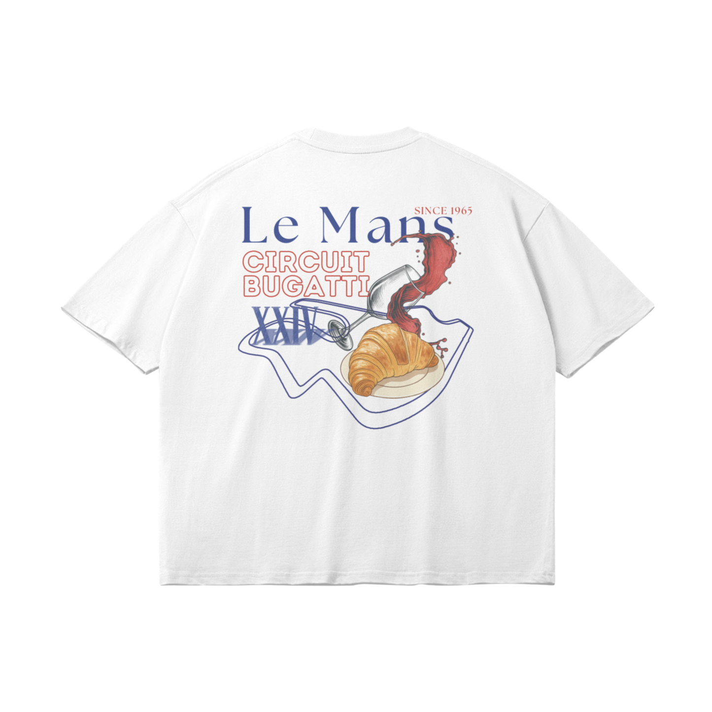 LE MANS CIRCUIT BUGATTI OVERSIZED T-SHIRT