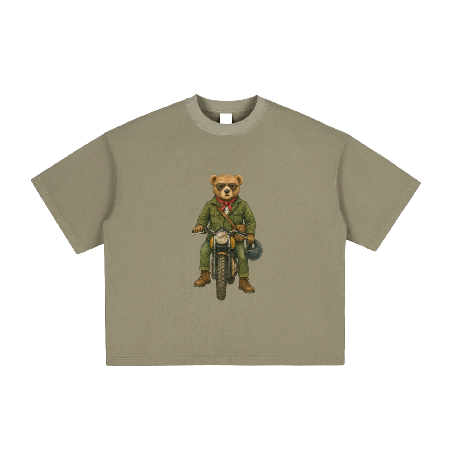 VINTAGE BEAR WASHED BOXY T-SHIRT