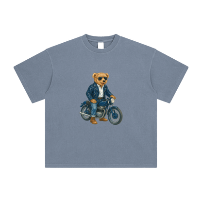 CRUISIN BEAR WASHED OVERSIZED T-SHIRT