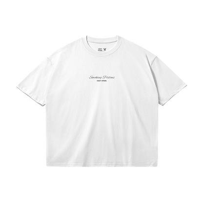 BRING BACK 2 STROKES WHITE OVERSIZED T-SHIRT