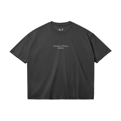 BRING BACK 2 STROKES BLACK OVERSIZED T-SHIRT
