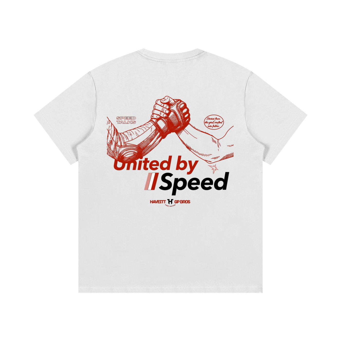 GP BROS WHITE T-SHIRT